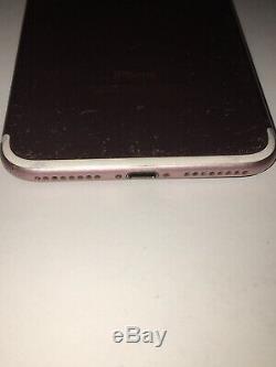 IPhone 7 Plus Used- 128GB Rose Gold (Unlocked) A166 Screen Replaced (black)