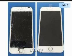 IPhone 8 Plus Front Screen, Back Glass Frame Repair Service Replacement
