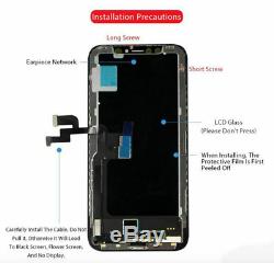 IPhone X OEM OLED LCD Display Screen Digitizer Replacement+Separate Adhesive