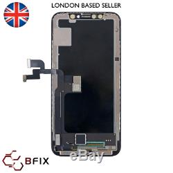 IPhone X Screen OLED replacement, Original refurbished, Genuine, Black