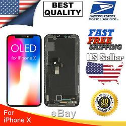 IPhone X XR Xs Max OLED LCD Display Touch Screen Digitizer Assembly Replacement