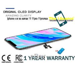 IPhone X XS Max XR Original OLED Front Glass Touch Screen Digitizer Replacement