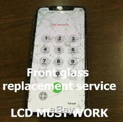 IPhone XS MAX LCD CRACKED SCREEN OLED DISPlAY BROKEN GLASS REPLACEMENT SERVICE