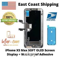 IPhone XS MAX Premium Soft OLED Screen Display Touch Digitizer Replacement USA