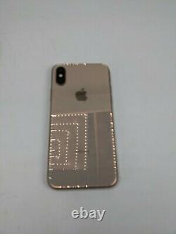 IPhone Xs 64GB Gold Cracked Front Screen Need Replacement Carrier Unlocked A1920