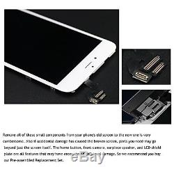 Iphone 6s plus screen replacement white full assembly front panel touch lcd