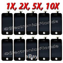 LOT LCD Digitizer Glass Touch Screen Replacement Assembly iphone 4 CDMA Black