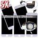 Lot Of 5x Lcd Screen Replacement Digitizer Glass Assembly For Iphone 6s White