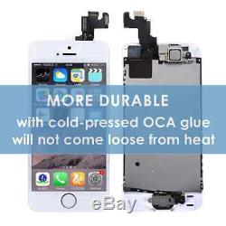 Lot 10x For iPhone 5S White LCD Display Touch Screen Digitizer Replacement Tools