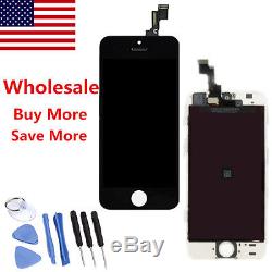 Lot For iPhone 5S 1x/2x/5x/10x LCD Display Touch Screen Digitizer Replacement US