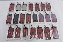Lot of 22 iPhone 5, 5C, 5S White Digitizer Display LCD Replacement Screen Lot