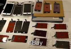 Lot of 26 Apple iPhone/iPad replacement screen with lcd & digitizer