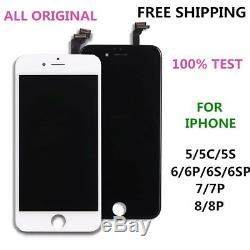 NEW Original for iPhone 5 6 7 8 6s 7Plus LCD Touch Screen Digitizer Replacement