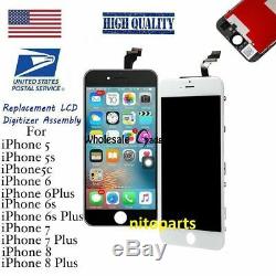 OEM LCD Display Touch Screen Digitizer Replacement For iPhone X 8 7 5 6s 6P Lot