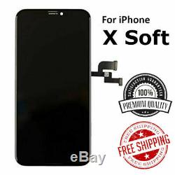 OEM Quality SOFT OLED Display Screen Digitizer Replacement For iPhone X 10