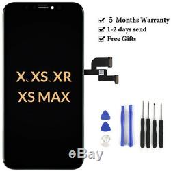 OLED For Iphone X XS XR XS Max LCD Display Screen With Digitizer Replacement
