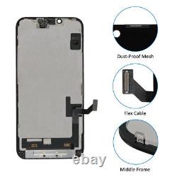 OLED For iPhone 14 LCD Display Touch Screen Digitizer Assembly Frame Replacement