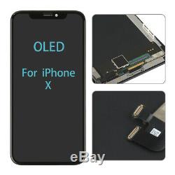 OLED LCD Touch Screen For iPhone X XR Xs Max Screen Replacement Digitizer Frame