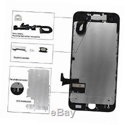 Oem iphone 7 screen replacement black full assembly 3d touch lcd digitizer