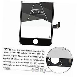 Oem iphone 7 screen replacement black full assembly 3d touch lcd digitizer