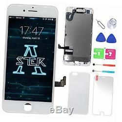Oem iphone 7 screen replacement white full assembly 3d touch lcd digitizer