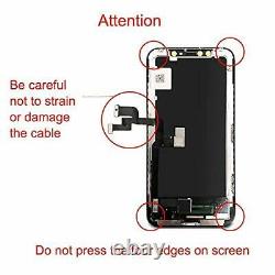 QTlier for iPhone X Screen Replacement 5.8 inch, LCD Repair Kit Assembly with