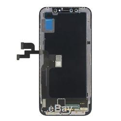 Replacement LCD display + touch screen digitizer assembly for iPhone X(Black)