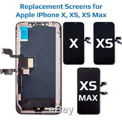 Replacement OLED & LCD Digitizer Screen Assembly for Apple iPhone X XS XS Max
