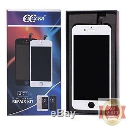URepair Screen Replacement Kit Iphone 6s Plus Lcd Assembly Frame BLACK WHITE