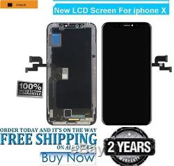 US Display LCD Screen Touch Screen Digitizer Frame Replacement For Iphone X 10