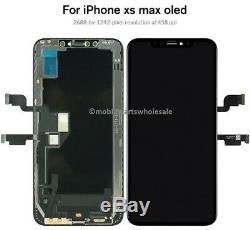 US For iPhone XS Max Soft OLED LCD Screen Touch Screen Digitizer Replacement
