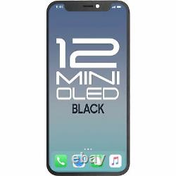 USA Screen Replacement for Brilliance Pro iPhone 12 mini Hard Oled Black A2176