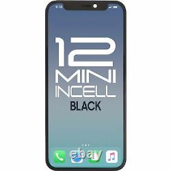 USA Screen Replacement for Brilliance iPhone 12 Mini incell LCD with Touch Black