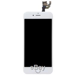 White For iPhone 6 Plus Complete Touch Screen Replacement LCD Digitizer+Button