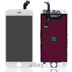 White Touch Screen Digitizer + LCD Assembly Replacement for iPhone 6 5-PACK